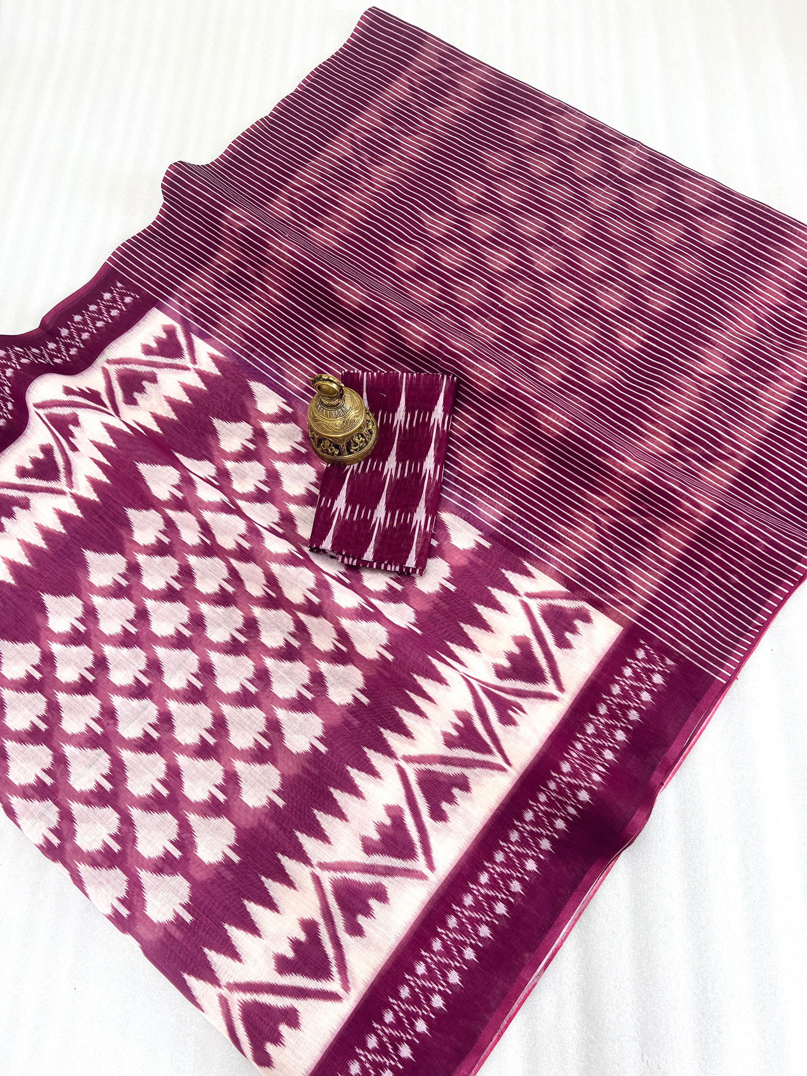 MG 414 Plain Linen Digital Printed Non Catalog Sarees Wholesale Suppliers In Mumbai